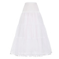 Grace Karin Frauen Weiß Lange Crinoline Underskirt Retro Vintage Kleid Petticoat CL010421-2